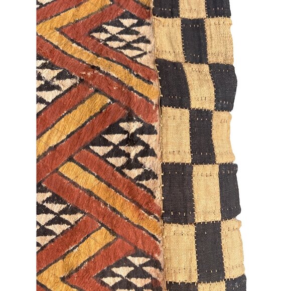 Antique Tribal Skirt Mens African Bark Textiles Kuba Dance - Picture 12 of 16